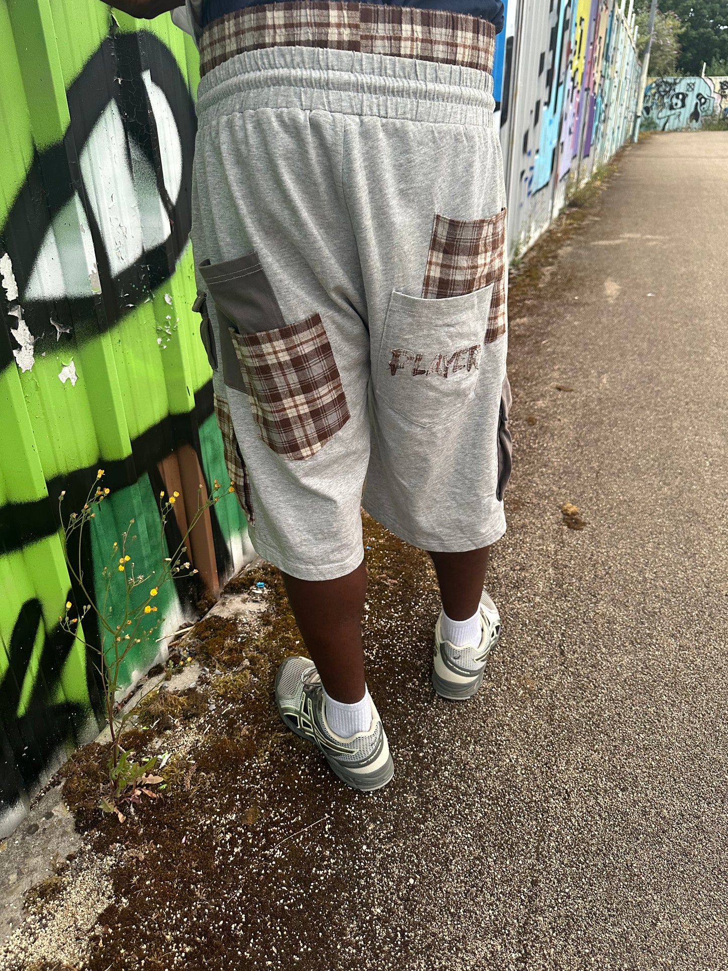 Player Plaid Shorts